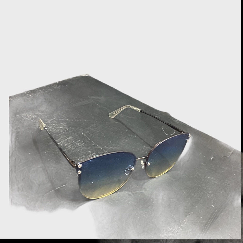 Forever 21 ,sunglasses, blue and yellow